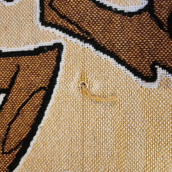 Vintage Scooby-Doo tapestry 90's blanket Cartoon Network 1999 45"x55" few snags - Picture 2 of 8